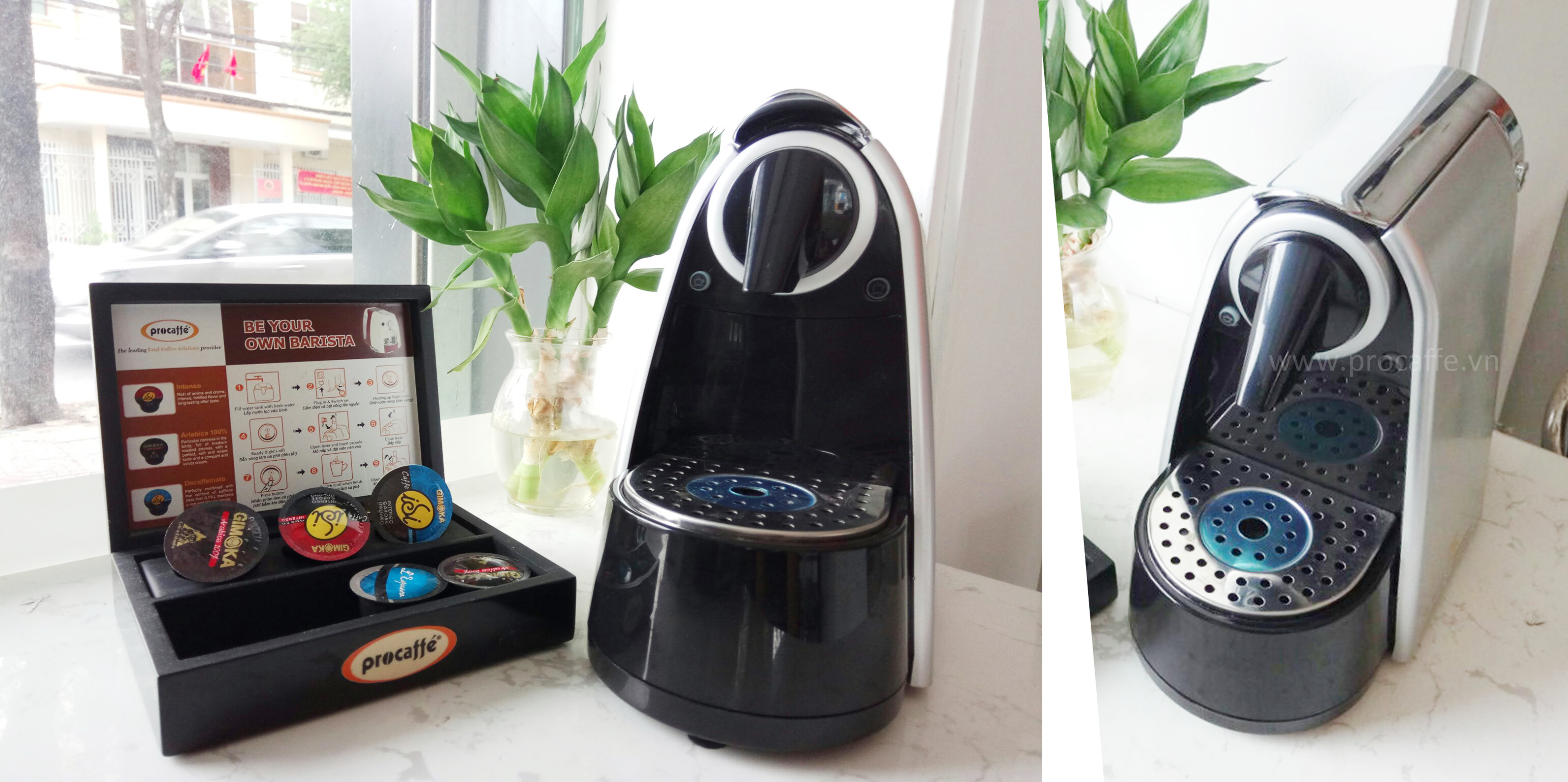 Máy pha cà phê viên capsule