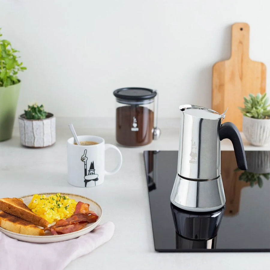 Ấm pha cà phê Bialetti Venus dùng được với mọi loai bếp