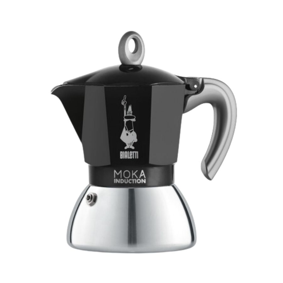Bialetti Moka Induction Black 4 Cup