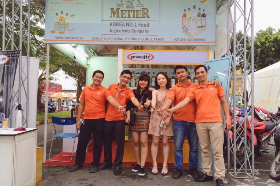 Procaffe ra mắt thương hiệu Metier Syrups tại Coffee Expo 2016
