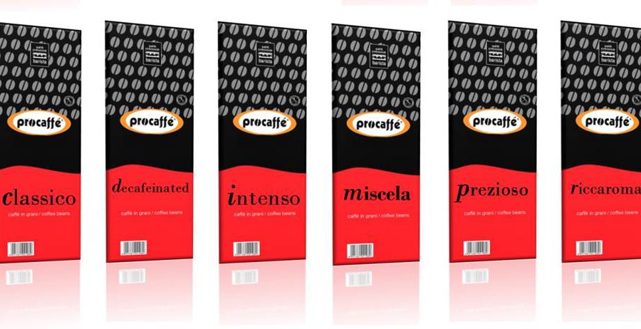 Cà phê hạt pha máy Procaffe