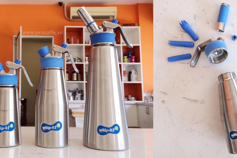 Bình xịt kem tươi Whip it | Bền - Đẹp - Tiết kiệm gas