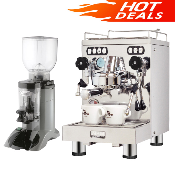 COMBO Máy pha cà phê WPM KD 320 và Máy xay cà phê CUNILL MARFIL ABS