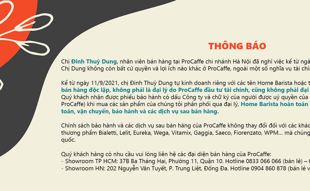 Cung Cấp Các Giải Pháp Kinh Doanh Cà Phê