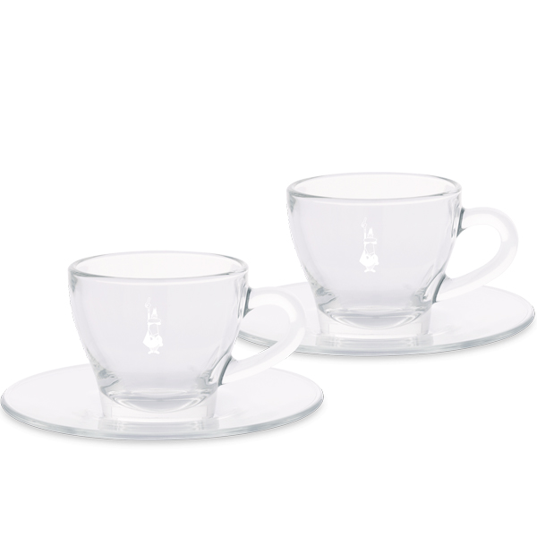 Bộ tách cappuccino thủy tinh Bialetti