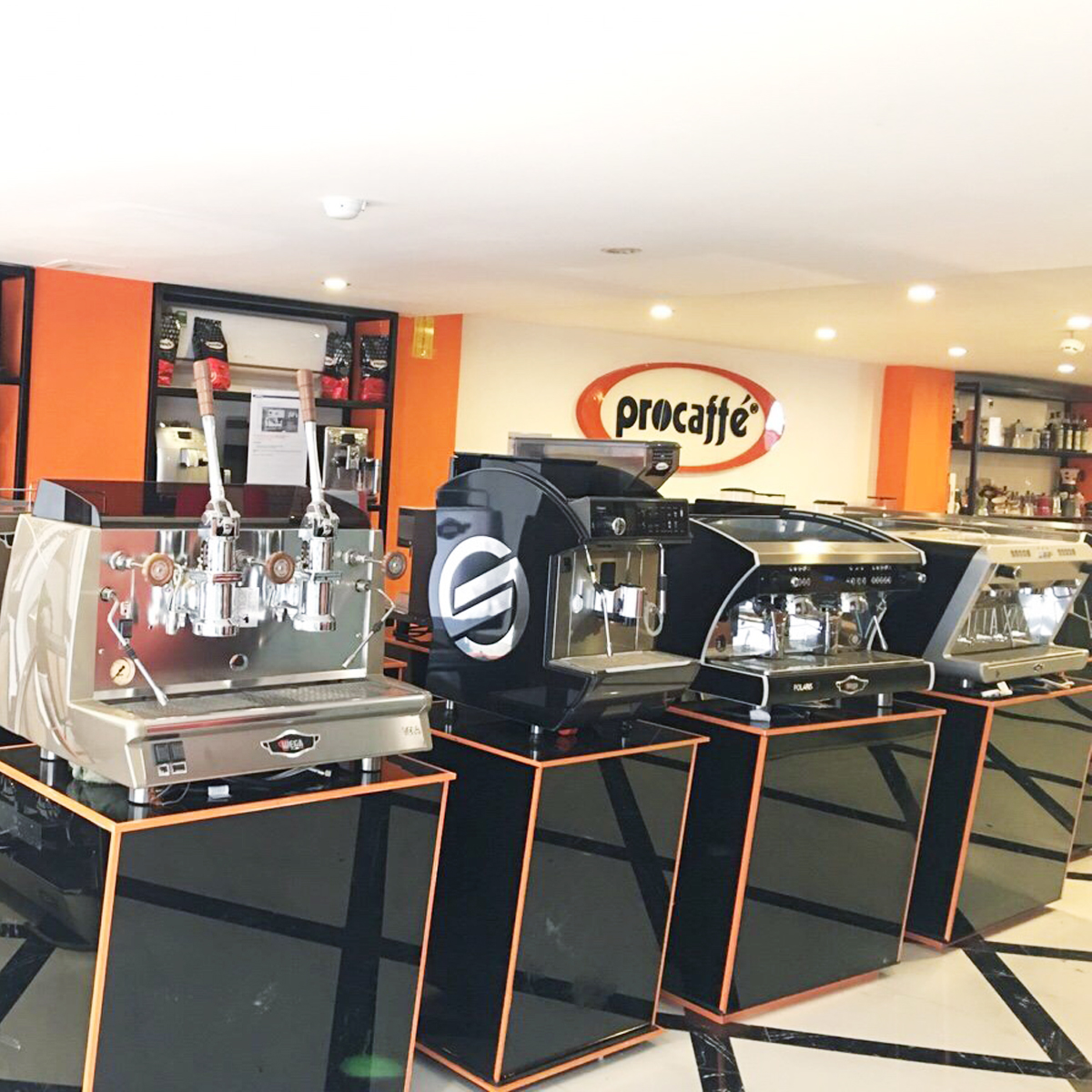 Một góc showroom ProCaffe Hà Nội