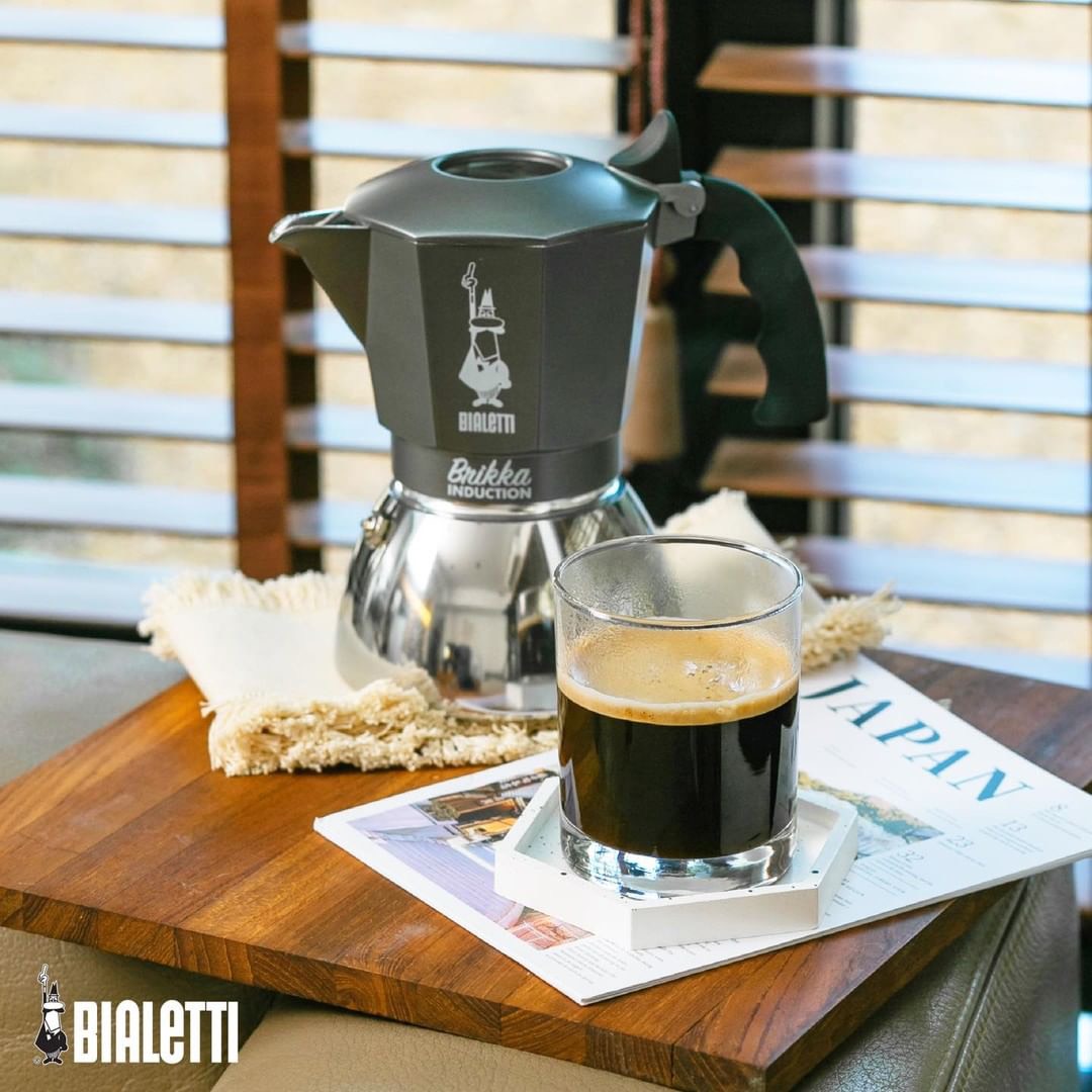 Bialetti Brikka Induction pha cà phê có lớp crema