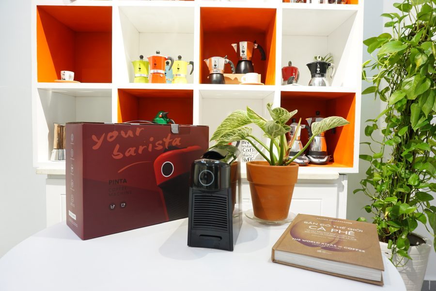 May pha ca phe vien nen Cino Pinta