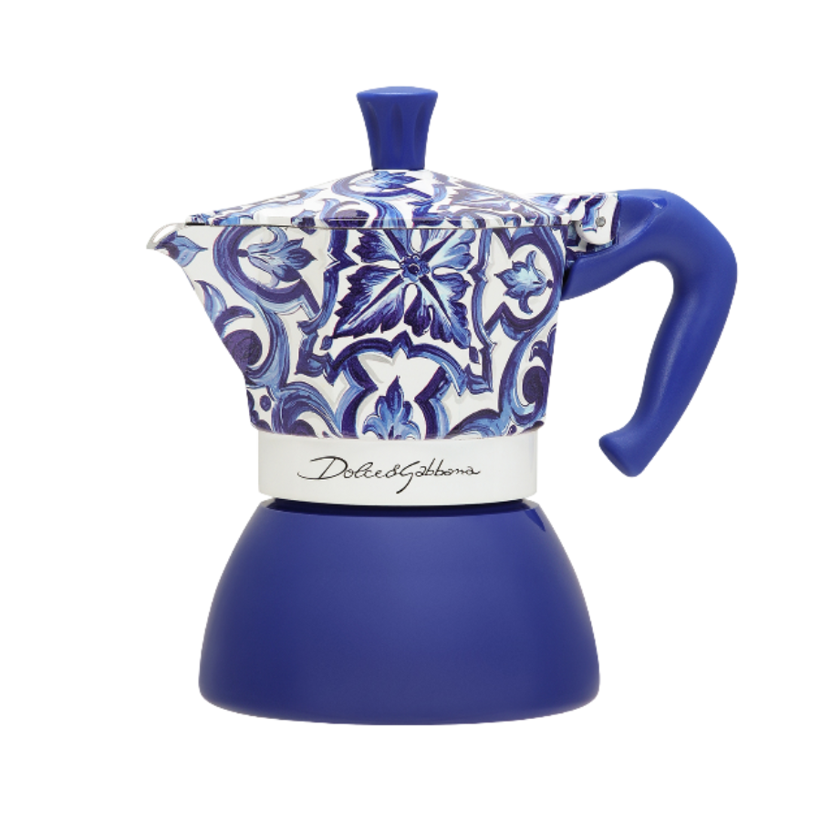 BIALETTI DOLCE&GABBANA MOKA INDUCTION (Mediterranean blue)