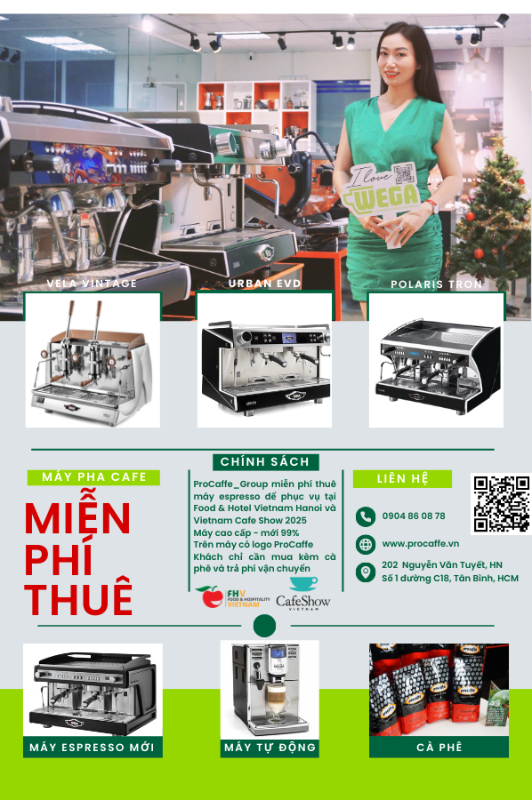 thuê máy pha cà phê wega