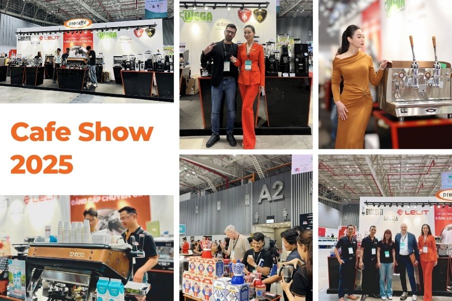 Gian hàng ProCaffe tại Cafe Show 2025 thu hút đông đảo khách tham quan