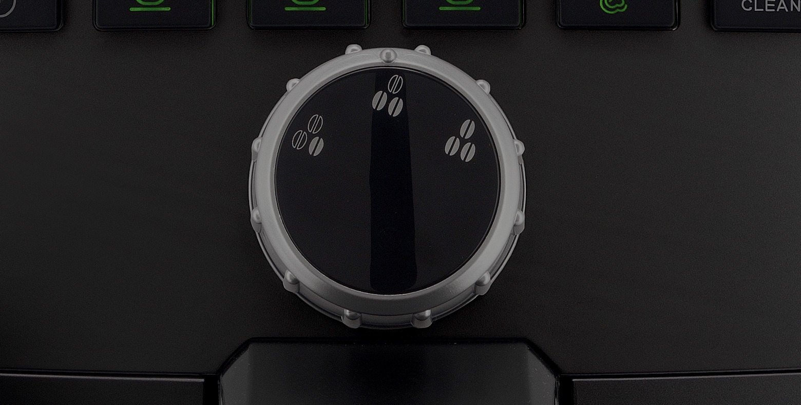 Gaggia Naviglio Milk có 3 mức độ điều chỉnh độ đậm/nhạt cà phê